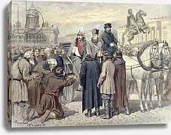 Постер Кившенко Алексей Emperor Alexander II proclaiming the Emancipation Reform of 1861, 1880
