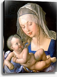 Постер Дюрер Альбрехт Virgin and child holding a half-eaten pear, 1512