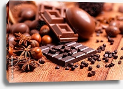 Постер Ассортимент шоколада