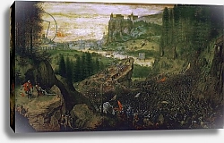 Постер Брейгель Питер Старший The Suicide of Saul, 1562