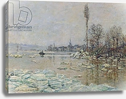 Постер Моне Клод (Claude Monet) Breakup of Ice, 1880