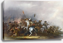 Постер Виер Якоб Кавалерия, атакованная пехотой