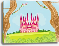 Постер Розовый замок