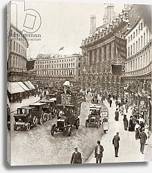 Постер Regent Street, London, England in 1912