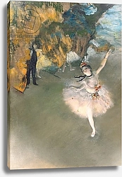 Постер Дега Эдгар (Edgar Degas) The Star, or Dancer on the stage, c.1876-77