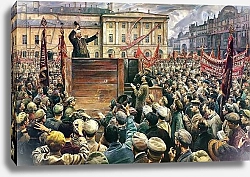Постер Бродский Исаак Vladimir Ilyich Lenin Addressing the Red Army of Workers on 5th May 1920, 1933