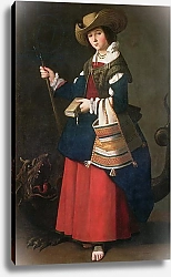 Постер Зурбаран Франсиско Saint Margaret of Antioch, 1630-34