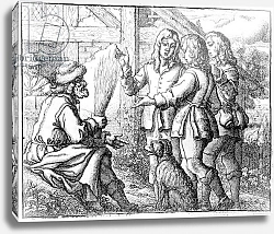 Постер Барлоу Франсис The Old Man and his Sons, illustration from 'Aesop's Fables', 1666