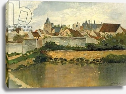 Постер Добиньи Шарль Le Village, Auvers-sur-Oise