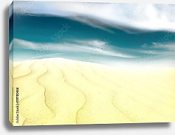Постер Белые пески пустыни
