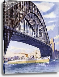 Постер Дригин Серж Orient Liner passing under Sydney's Famous Bridge