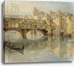 Постер Оппенгеймер Чарльз Ponte Vecchio, Florence, c.1910