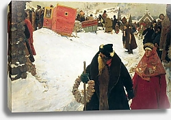 Постер Иванов Сергей Приезд иностранцев. XVII век. 1901