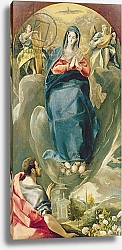 Постер Эль Греко The Immaculate Conception Contemplated by St. John the Evangelist