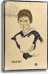 Постер Шиле Эгон (Egon Schiele) Portrait of Fraulein Toni Rieger