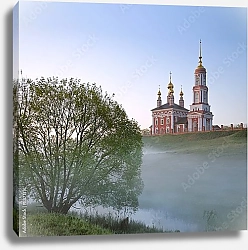 Постер Россия, Суздаль. Утренний туман 2