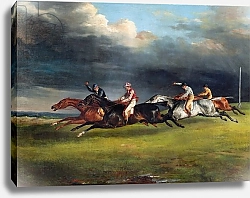 Постер Жерико Теодор The Epsom Derby, 1821