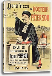 Постер Оге Эжен Poster advertising Dr. Peterson's toothpastes