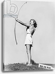 Постер New Fad Archery Golf , Hollywood, California, September 26, 1936