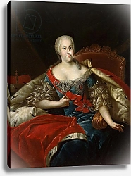Постер Песне Антуан Portrait of Johanna-Elizabeth, Electress of Anhalt-Zerbst, c.1746