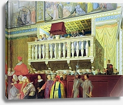 Постер Ингрес Джин Cantoria in the Sistine Chapel