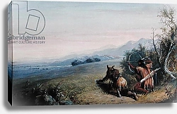 Постер Миллер Якоб Альфред Approaching Buffalo, 1837