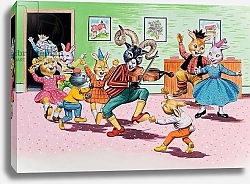 Постер Фокс Анри (детс) A party at Brer Rabbit's House