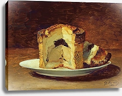 Постер Фойяс Гвильям Still life of pie, 1884