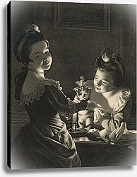 Постер Райт Джозеф Miss Kitty Dressing, 1781
