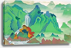 Постер Рерих Николай Падма Самбгава. Из серии Знамёна Востока