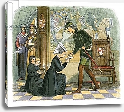 Постер Дойл Джеймс King Edward IV and lady Elizabeth Grey