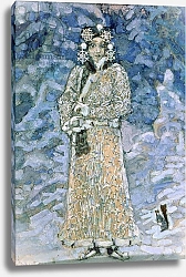Постер Врубель Михаил The Snow Maiden, a sketch for the Opera by Nikolai Rimsky-Korsakov, 1890s