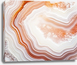 Постер Geode of orange agate stone 5