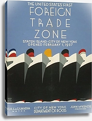 Постер Риволта Джек The United States first foreign trade zone