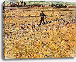 Постер Ван Гог Винсент (Vincent Van Gogh) Сеяльщик