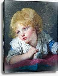 Постер Ребенок с яблоком