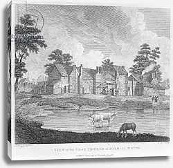 Постер Дейес Эдвард (грав) View of the Pest-Houses at Tothill Fields engraved by Charles Pye, 1796