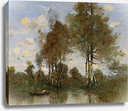Постер Труильберт Поль Boatman On A River