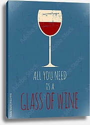 Постер Red Wine Poster