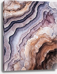 Постер Geode of brown agate stone 8
