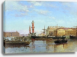 Постер Беггров Александр Петербург со стороны Невы. 1899