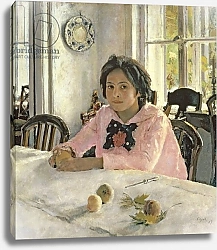 Постер Серов Валентин Girl with Peaches, 1887