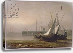 Постер Лэйн Фитц Fishing Boats at Low Tide, c.1850s