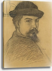 Постер Дени Морис Portrait of the artist in a black hat
