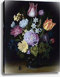 Постер Боссшорт Амброзиус Цветы в стеклянной вазе