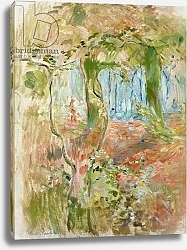 Постер Моризо Берта Undergrowth in Autumn, 1894