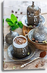 Постер Турецкий кофе с кардамоном
