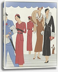 Постер Неизвестен Art – Goût – Beauté, Feuillets de l’ élégance féminine, Novembre 1931, No. 135, 12e Année, p. 20