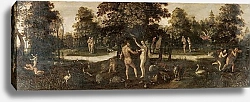 Постер Школа: Фламандская 16в. Adam and Eve Banished from Paradise