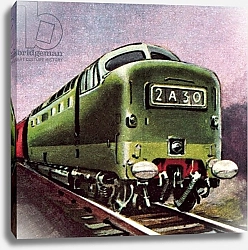 Постер МакКоннел Джеймс Diesel locomotive